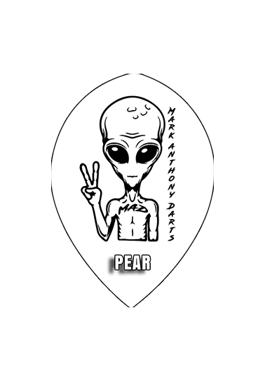 Custom Dart Flights - Pear Shaped