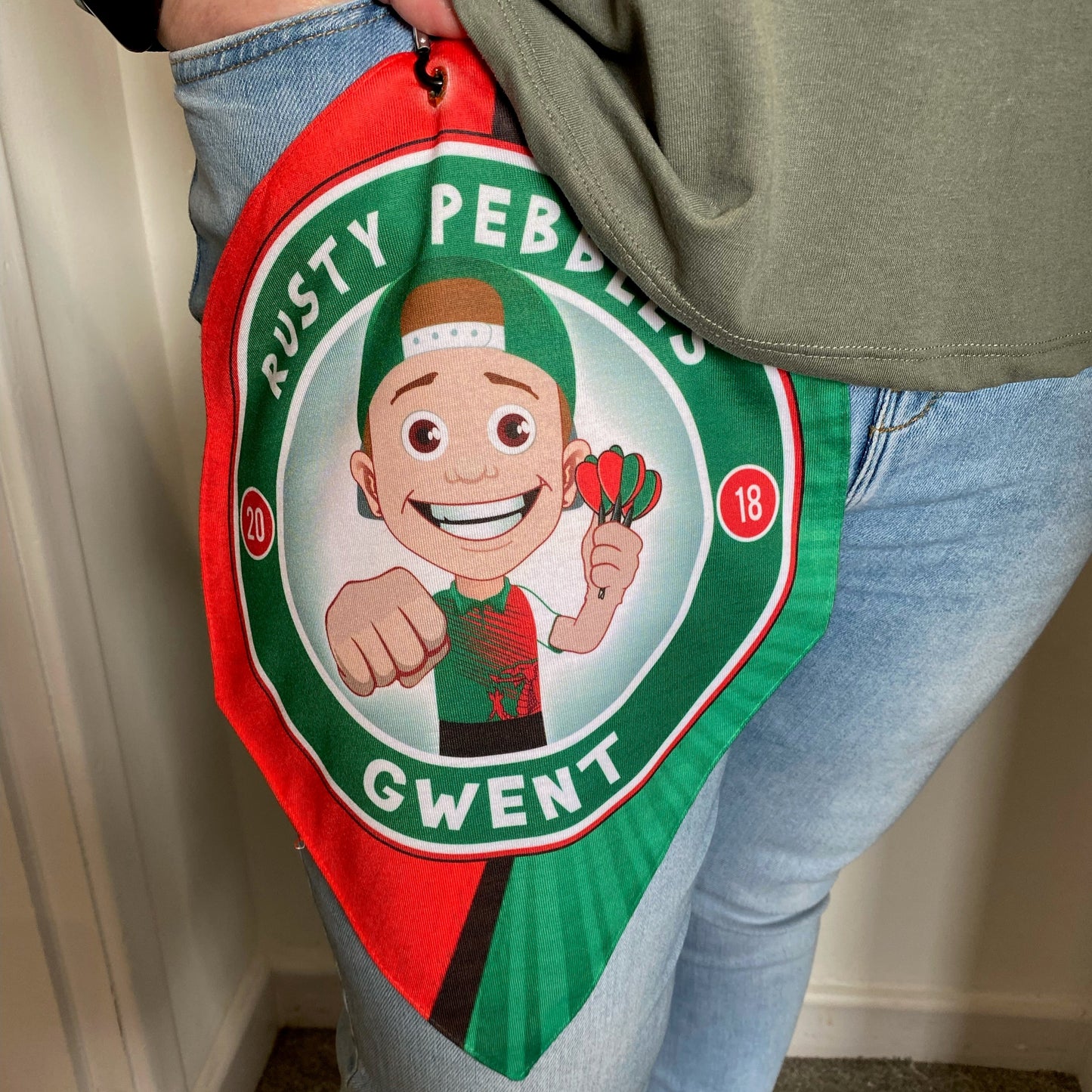 Custom Dart Flight Hand Towel