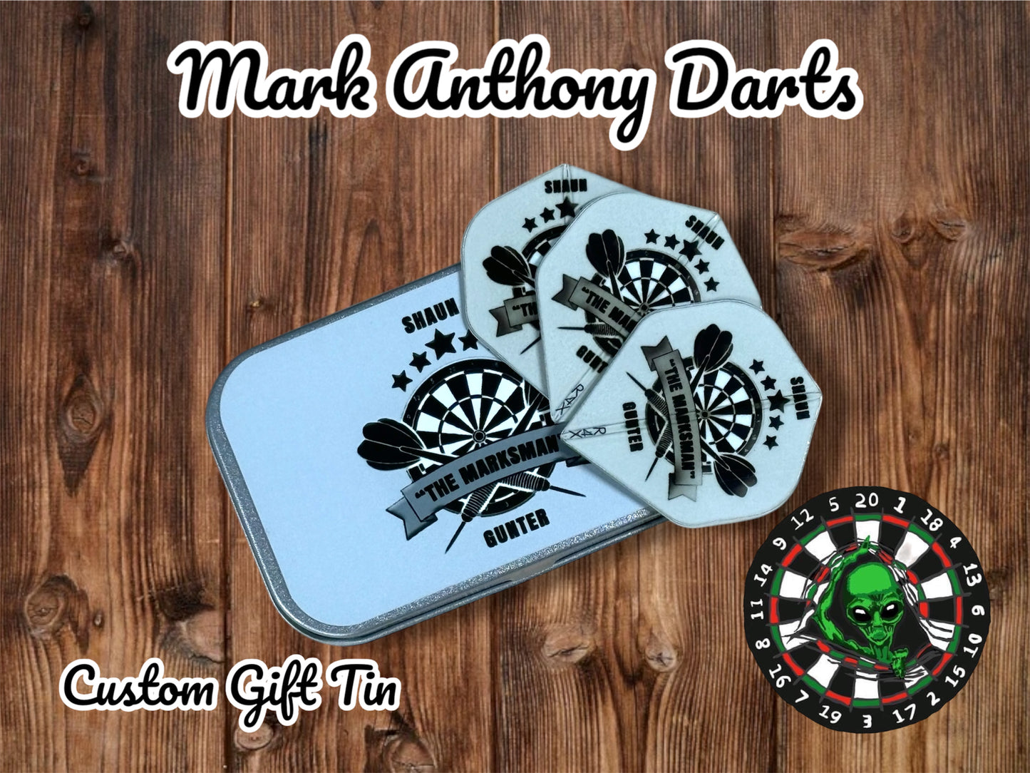 Custom Dart Flight Gift Tin