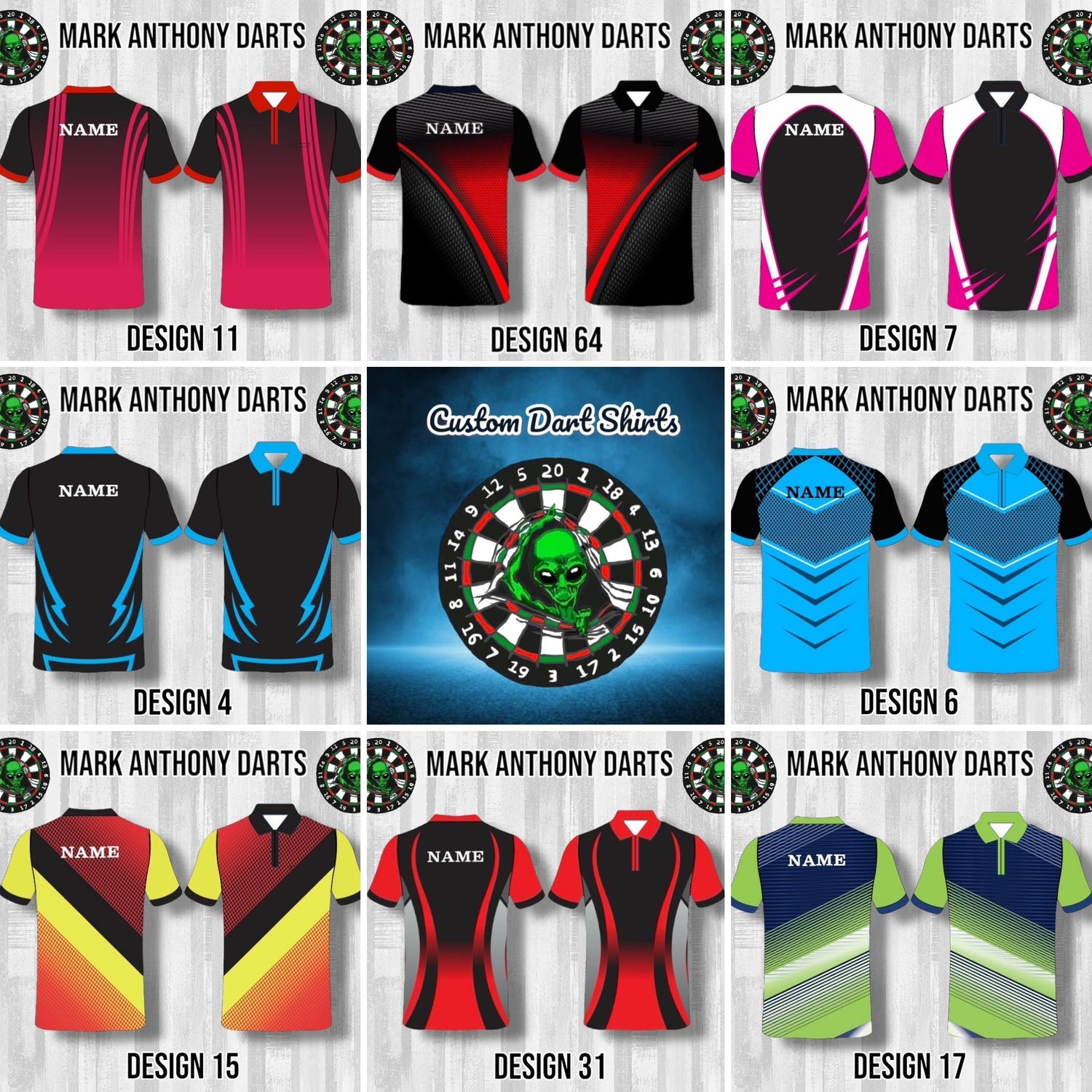 Custom Dart Shirts