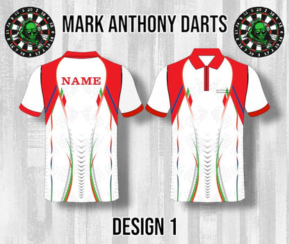 Custom Dart Shirts - Adult & Kids (Designs 1-25)
