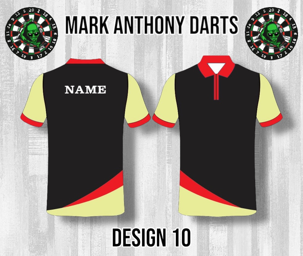 Custom Dart Shirts - Adult & Kids (Designs 1-25)