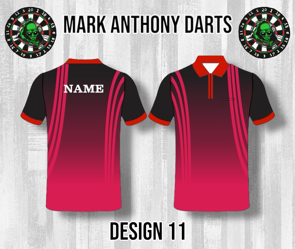 Custom Dart Shirts - Adult & Kids (Designs 1-25)