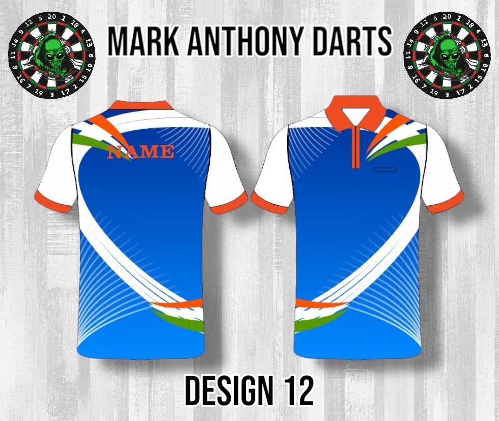 Custom Dart Shirts - Adult & Kids (Designs 1-25)