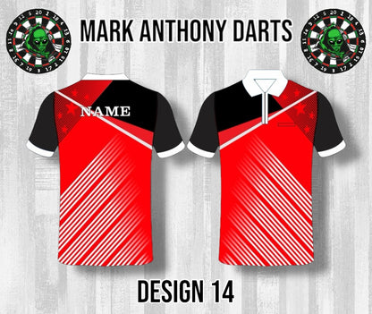 Custom Dart Shirts - Adult & Kids (Designs 1-25)