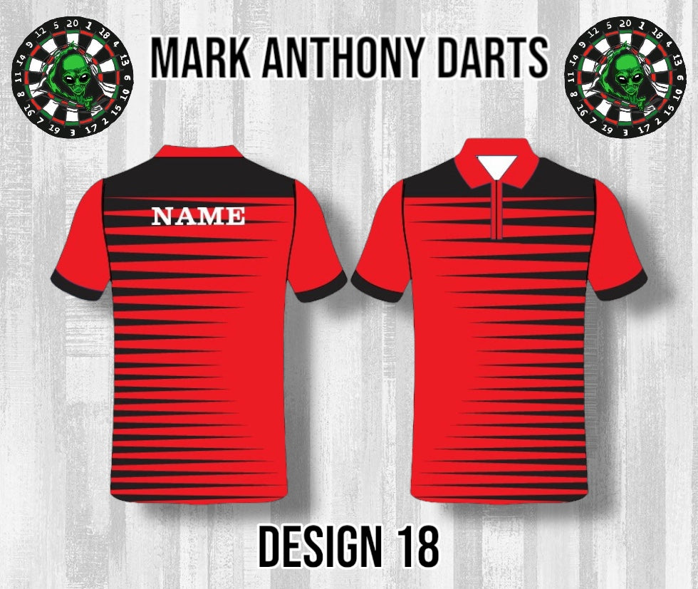 Custom Dart Shirts - Adult & Kids (Designs 1-25)