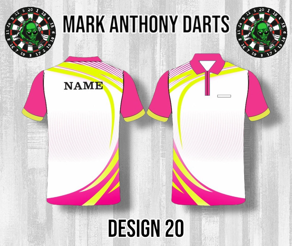 Custom Dart Shirts - Adult & Kids (Designs 1-25)