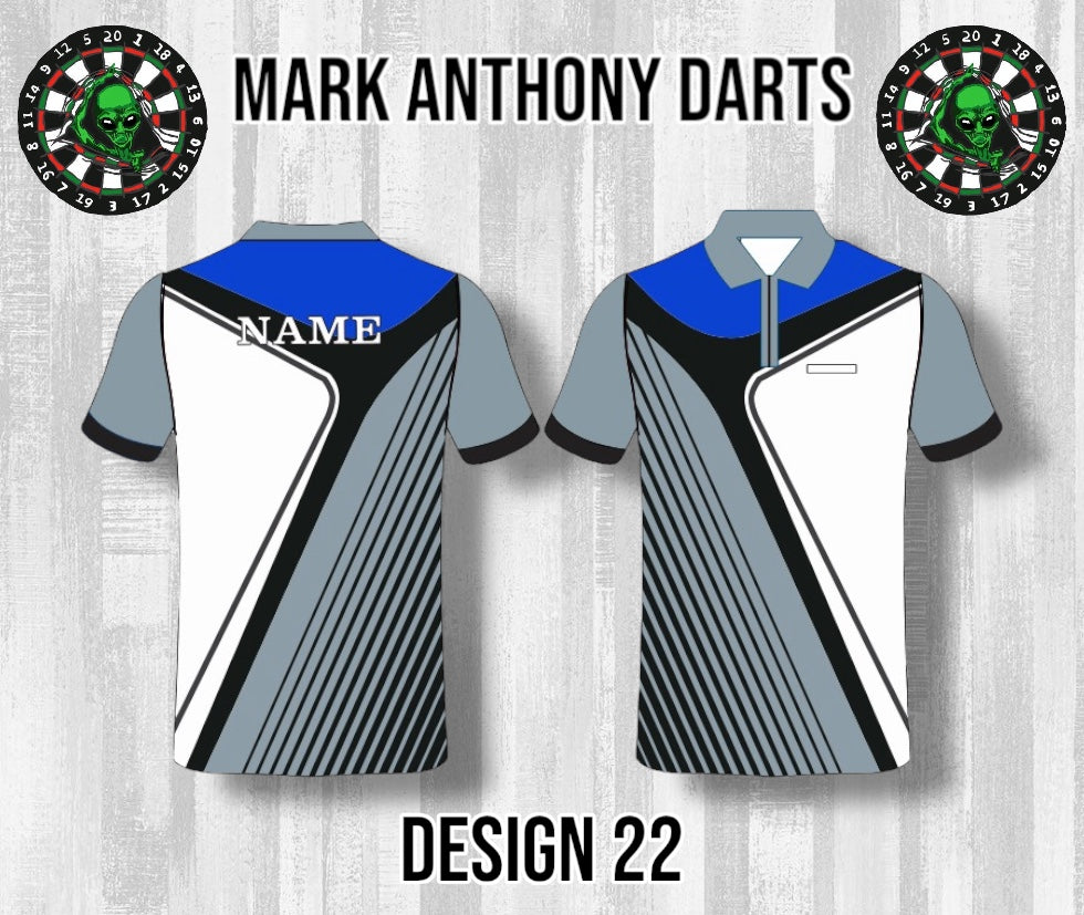 Custom Dart Shirts - Adult & Kids (Designs 1-25)