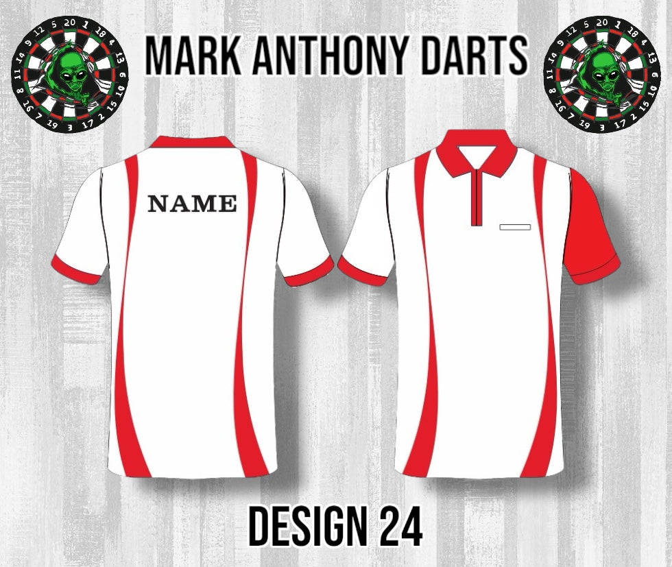 Custom Dart Shirts - Adult & Kids (Designs 1-25)