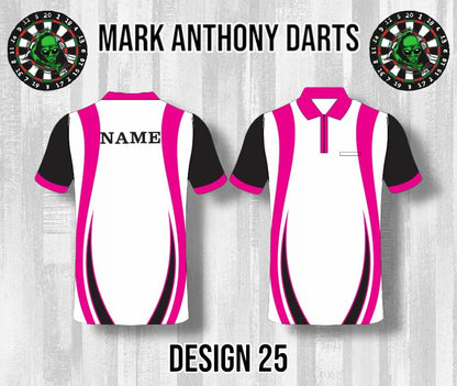 Custom Dart Shirts - Adult & Kids (Designs 1-25)