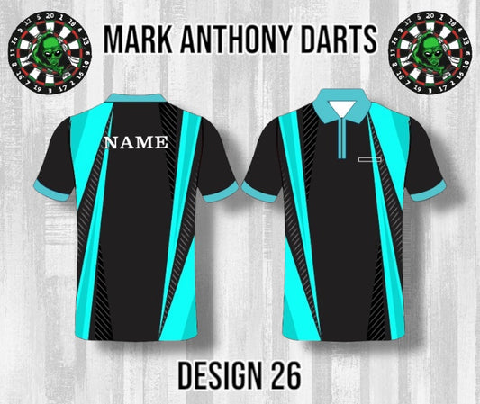 Custom Dart Shirts - Adult & Kids (Designs 26-50)
