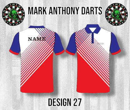 Custom Dart Shirts - Adult & Kids (Designs 26-50)
