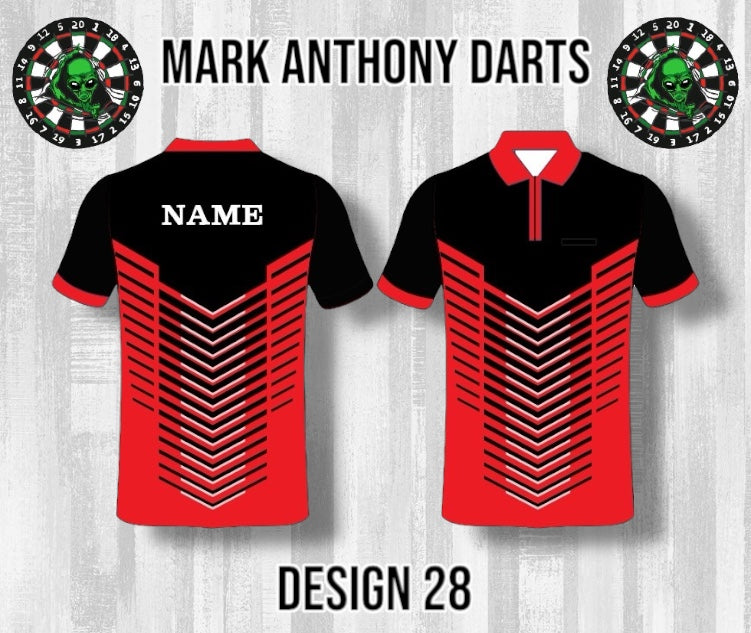 Custom Dart Shirts - Adult & Kids (Designs 26-50)