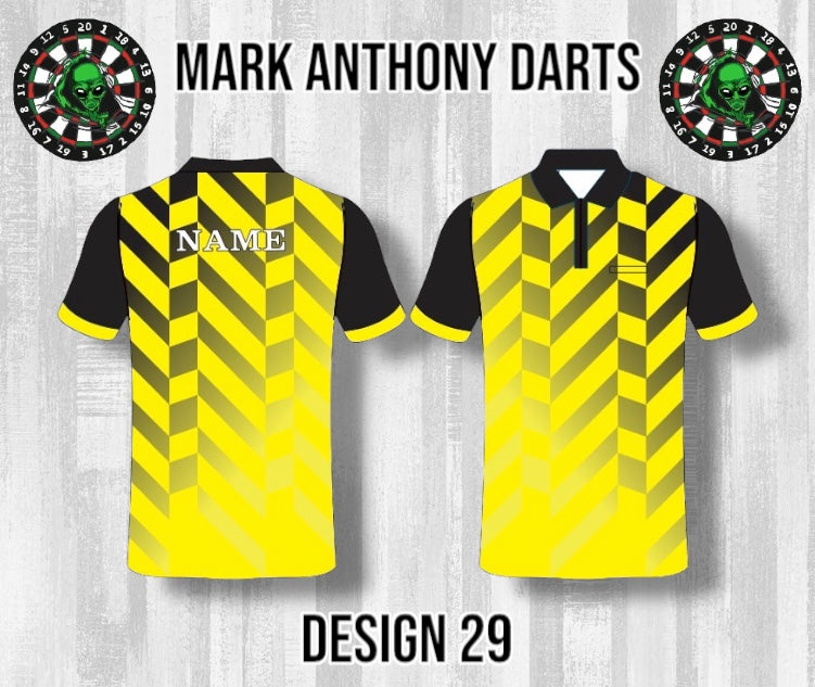 Custom Dart Shirts - Adult & Kids (Designs 26-50)