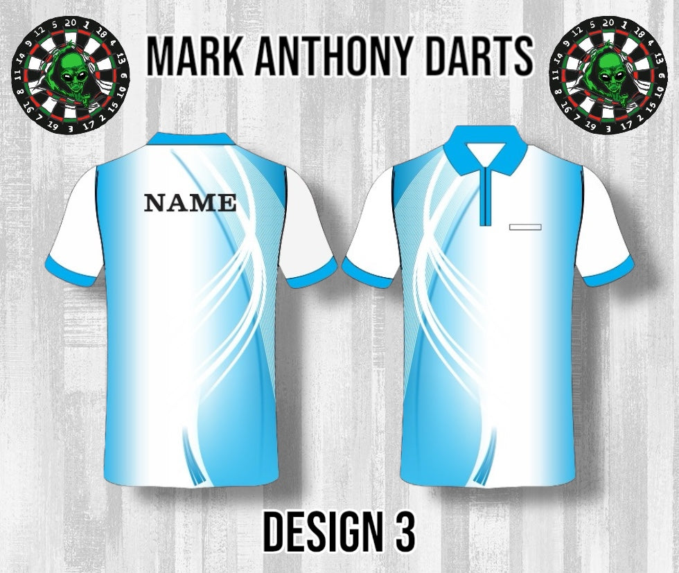 Custom Dart Shirts - Adult & Kids (Designs 1-25)