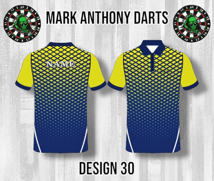 Custom Dart Shirts - Adult & Kids (Designs 26-50)