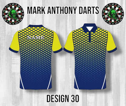 Custom Dart Shirts - Adult & Kids (Designs 26-50)
