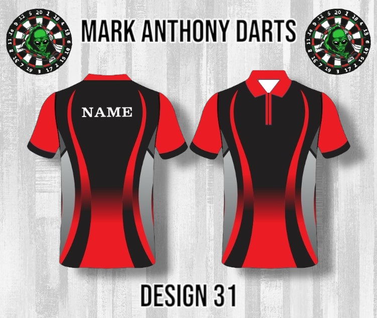 Custom Dart Shirts - Adult & Kids (Designs 26-50)