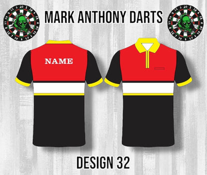 Custom Dart Shirts - Adult & Kids (Designs 26-50)