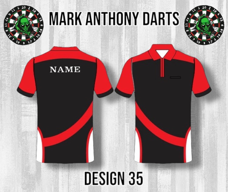 Custom Dart Shirts - Adult & Kids (Designs 26-50)