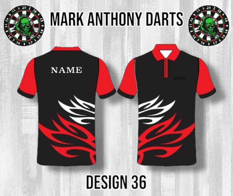 Custom Dart Shirts - Adult & Kids (Designs 26-50)