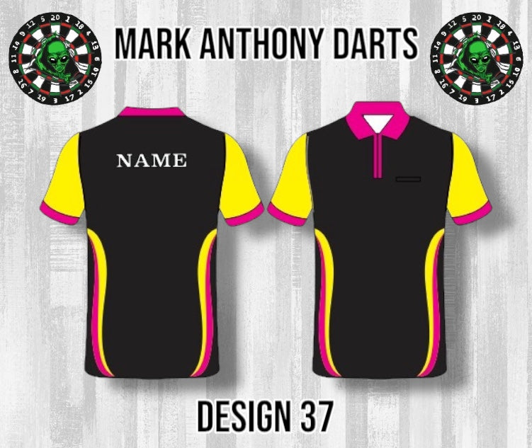 Custom Dart Shirts - Adult & Kids (Designs 26-50)