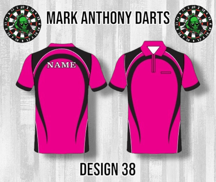 Custom Dart Shirts - Adult & Kids (Designs 26-50)