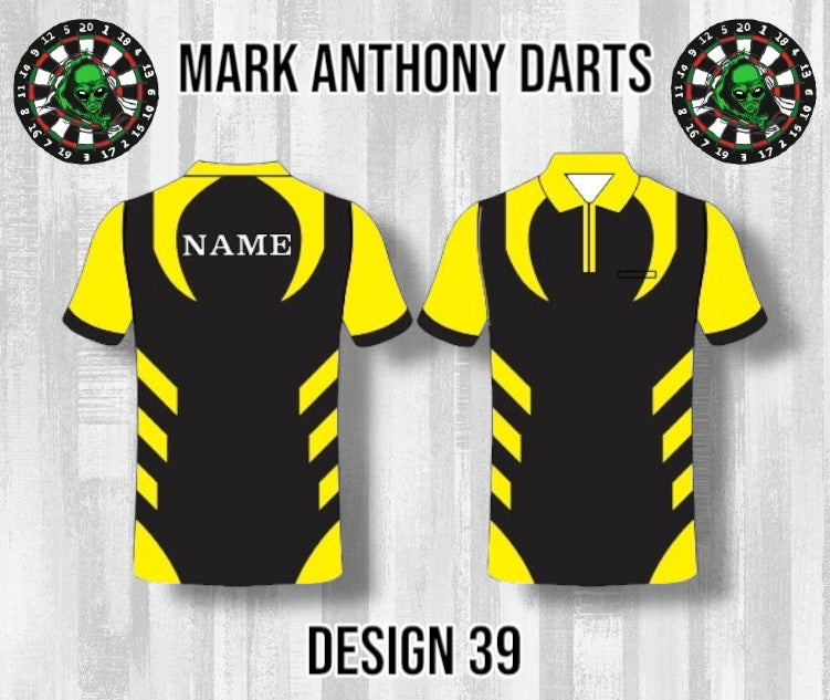 Custom Dart Shirts - Adult & Kids (Designs 26-50)