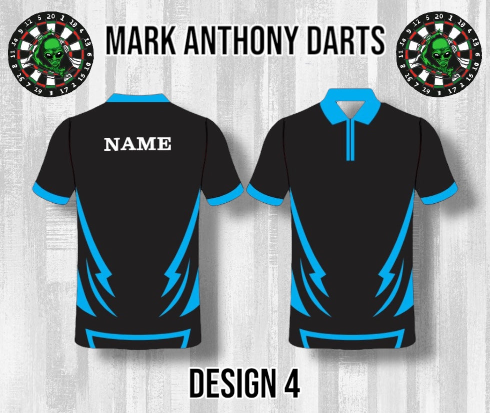 Custom Dart Shirts - Adult & Kids (Designs 1-25)