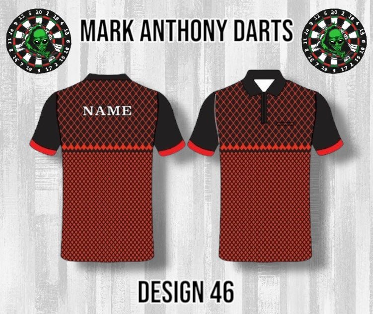 Custom Dart Shirts - Adult & Kids (Designs 26-50)
