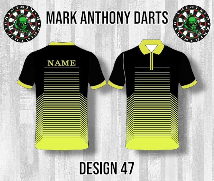Custom Dart Shirts - Adult & Kids (Designs 26-50)