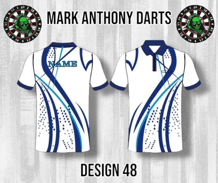 Custom Dart Shirts - Adult & Kids (Designs 26-50)