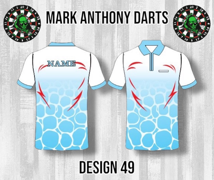 Custom Dart Shirts - Adult & Kids (Designs 26-50)