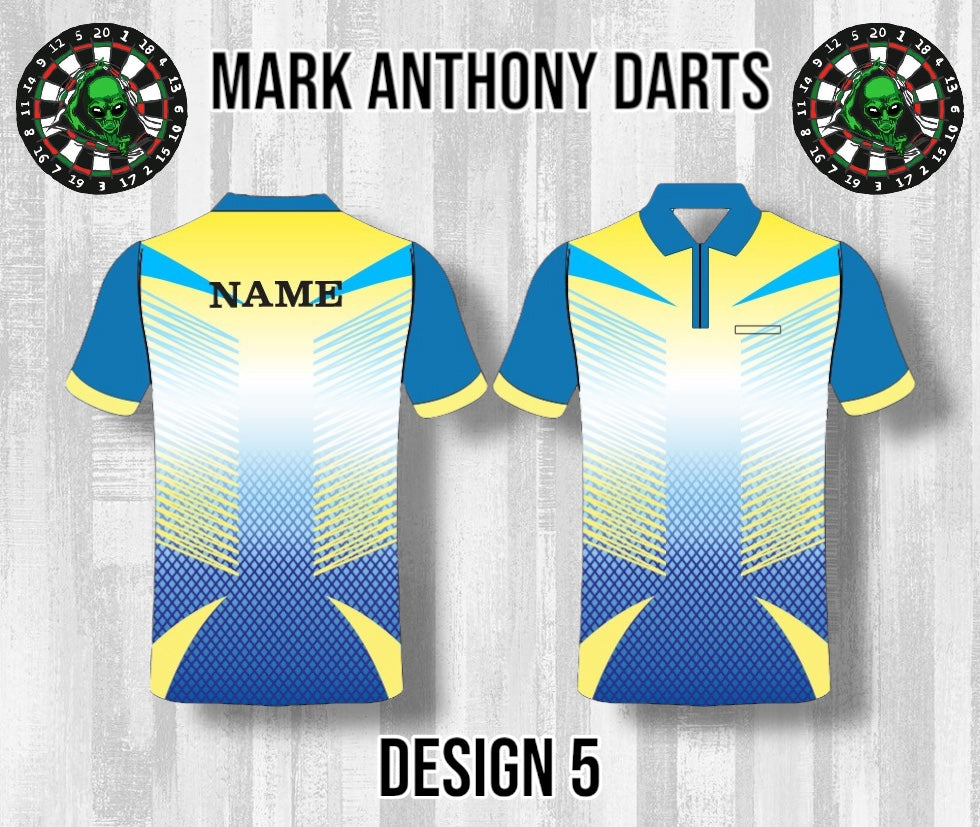 Custom Dart Shirts - Adult & Kids (Designs 1-25)