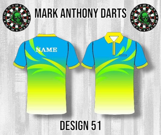 Custom Dart Shirts - Adult & Kids (Designs 51-75)