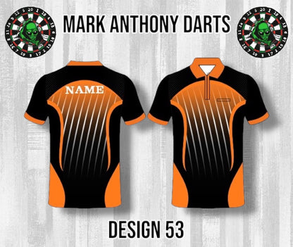 Custom Dart Shirts - Adult & Kids (Designs 51-75)