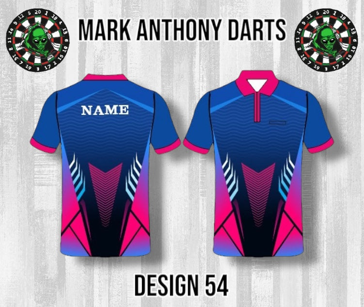 Custom Dart Shirts - Adult & Kids (Designs 51-75)