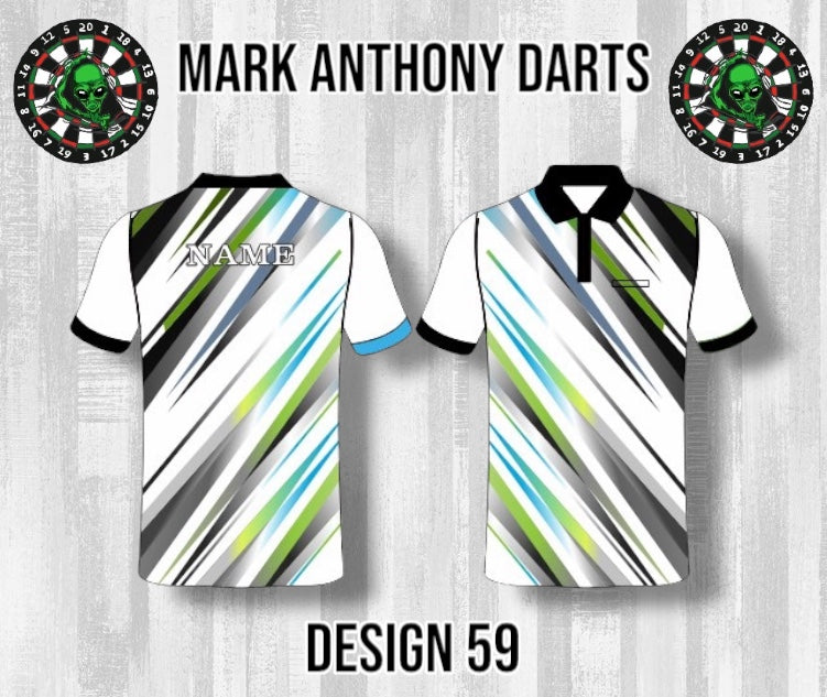 Custom Dart Shirts - Adult & Kids (Designs 51-75)