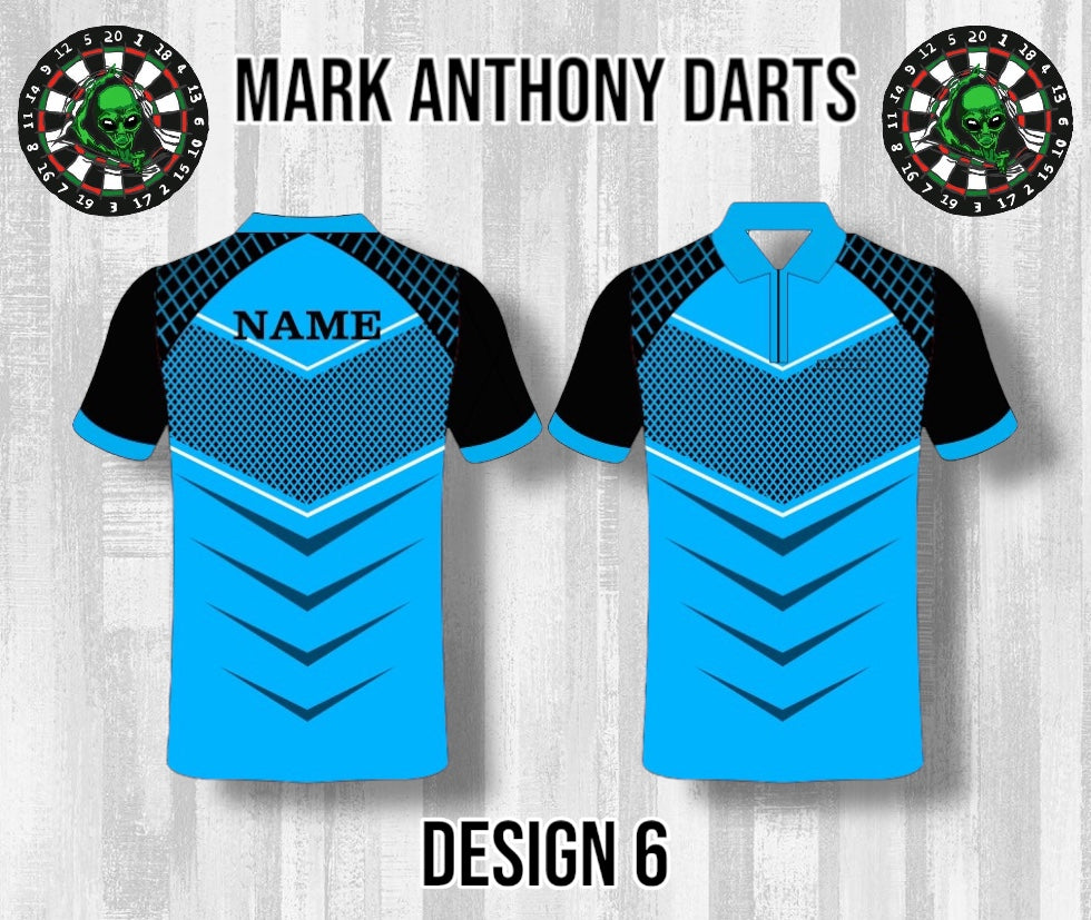 Custom Dart Shirts - Adult & Kids (Designs 1-25)