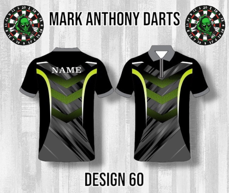 Custom Dart Shirts - Adult & Kids (Designs 51-75)
