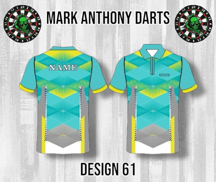 Custom Dart Shirts - Adult & Kids (Designs 51-75)