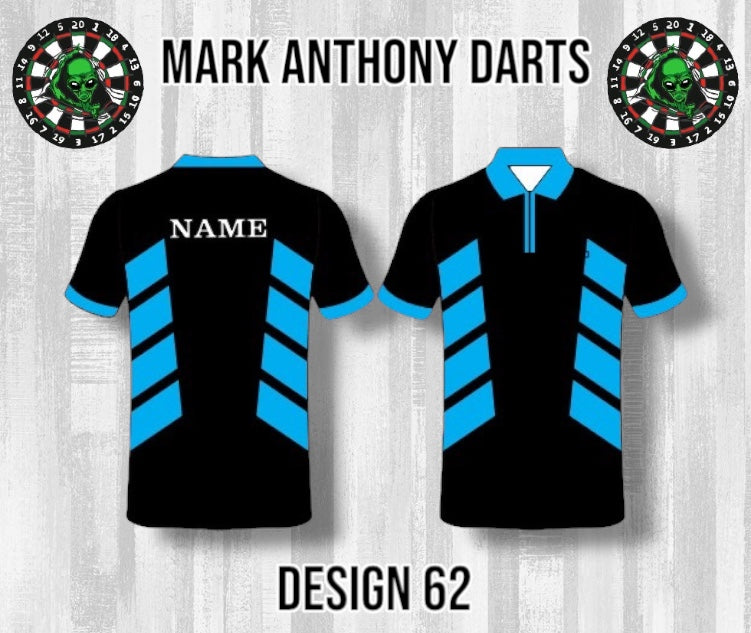 Custom Dart Shirts - Adult & Kids (Designs 51-75)
