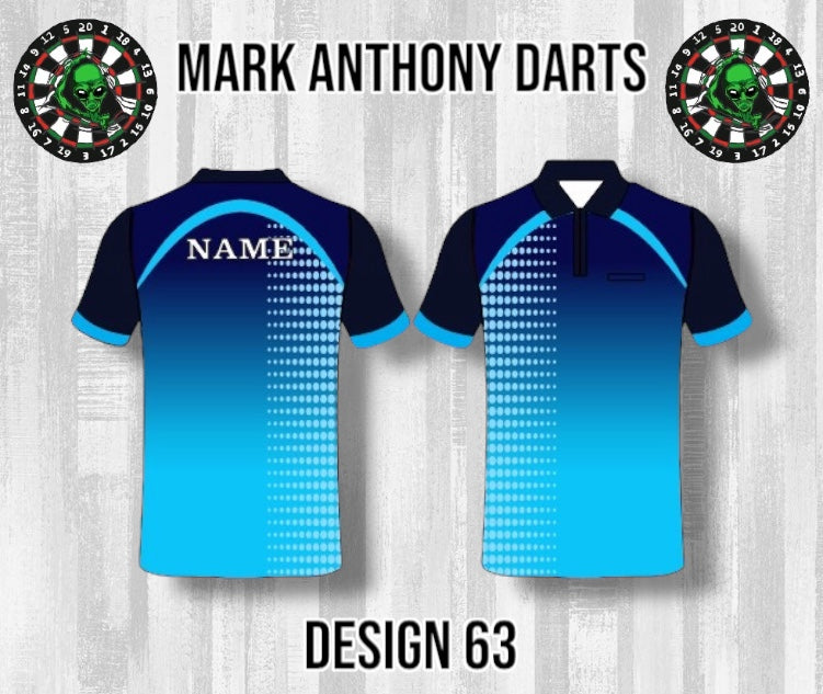 Custom Dart Shirts - Adult & Kids (Designs 51-75)