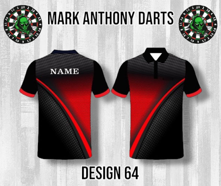 Custom Dart Shirts - Adult & Kids (Designs 51-75)
