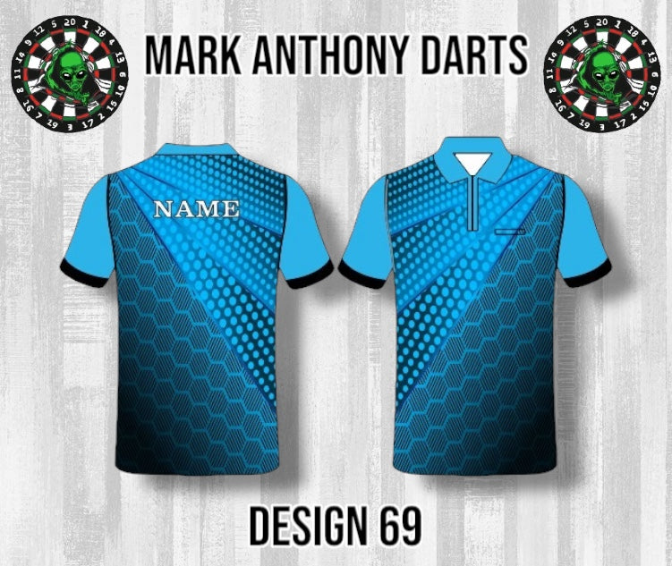 Custom Dart Shirts - Adult & Kids (Designs 51-75)