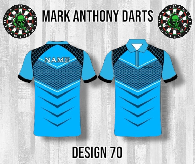 Custom Dart Shirts - Adult & Kids (Designs 51-75)