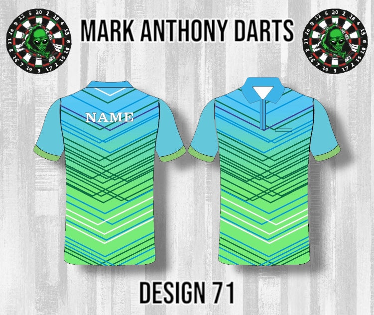 Custom Dart Shirts - Adult & Kids (Designs 51-75)