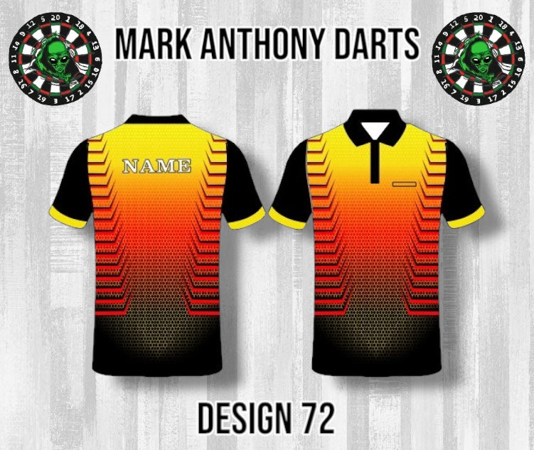 Custom Dart Shirts - Adult & Kids (Designs 51-75)