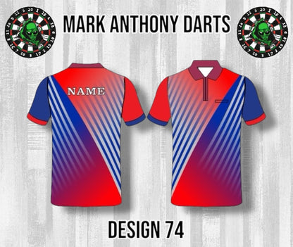 Custom Dart Shirts - Adult & Kids (Designs 51-75)