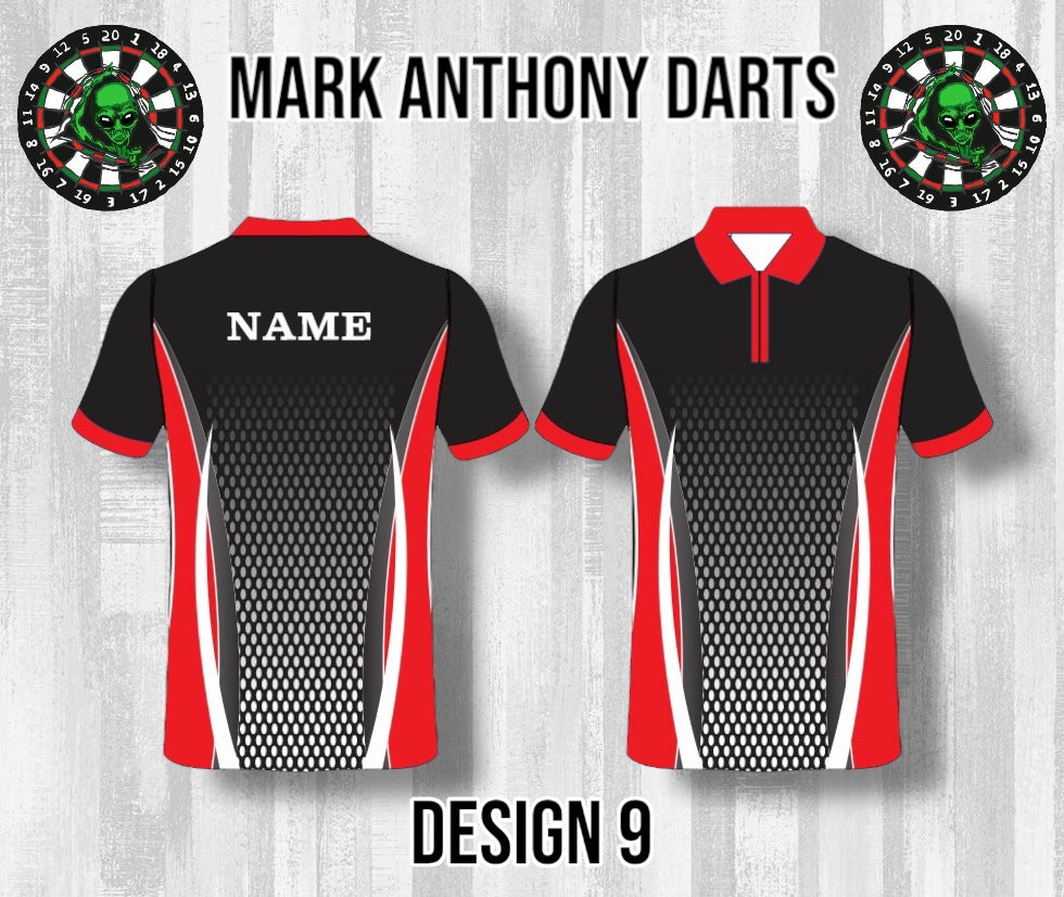 Custom Dart Shirts - Adult & Kids (Designs 1-25)